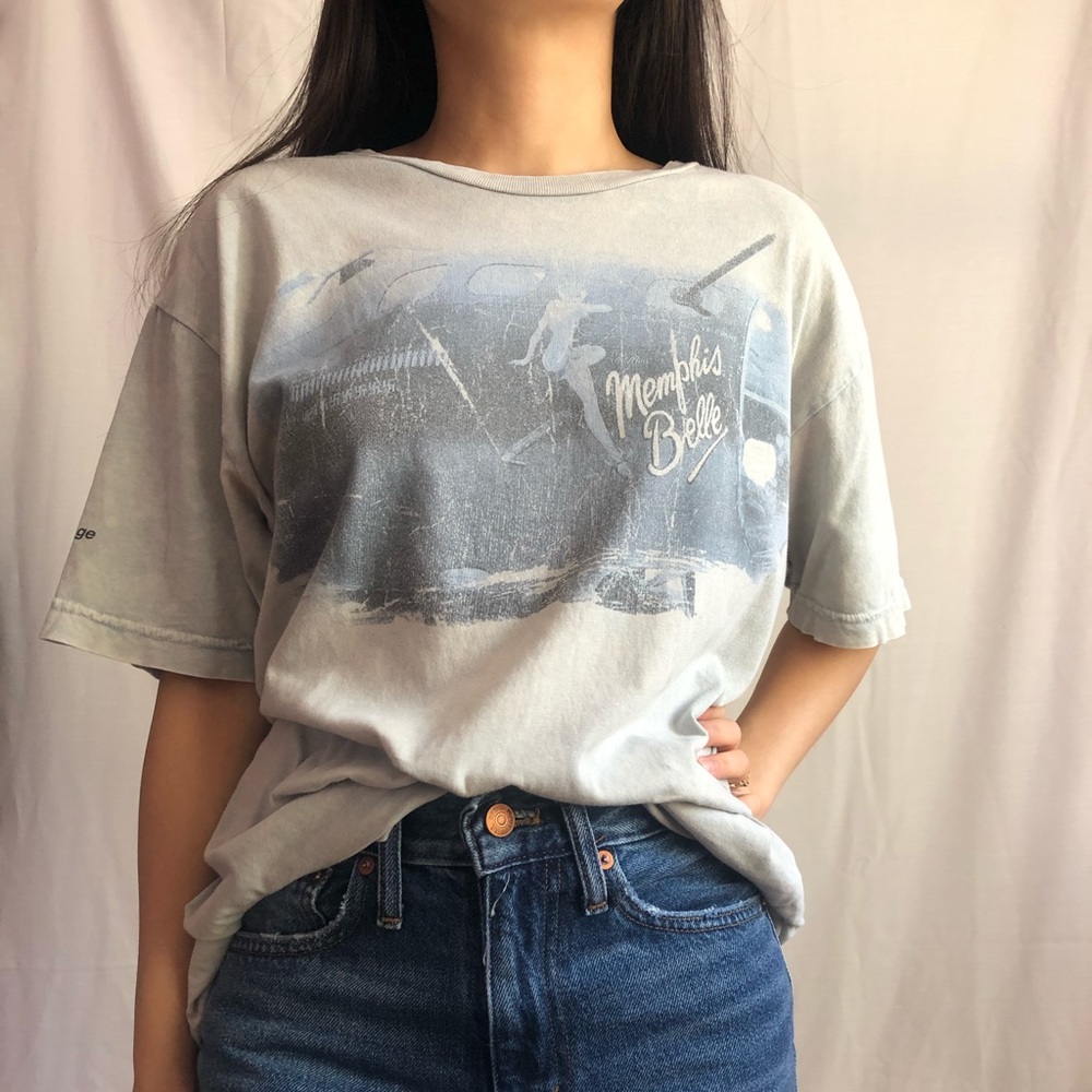 Vintage Memphis Belle Acid Wash Tee